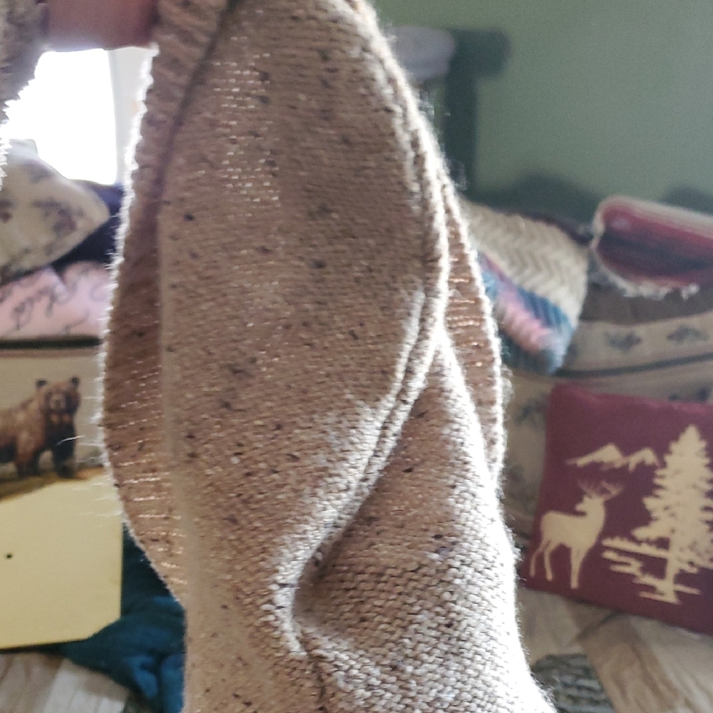 American Rag Tan Cable Knit Cardigan - Picture 5 of 10